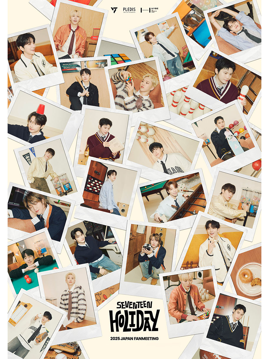 7月27日(日)CS放送「TBSチャンネル1 最新ドラマ・音楽・映画」にて、『SEVENTEEN 2025 JAPAN FANMEETING 'HOLIDAY'』テレビ初独占放送決定!