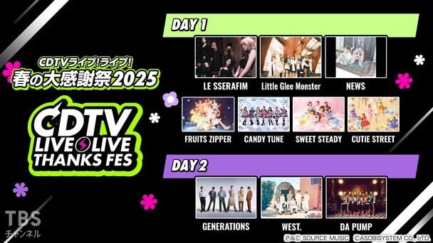 CDTVライブ!ライブ!春の大感謝祭2025