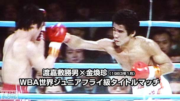 ボクシング WBA世界ジュニアフライ級タイトルマッチ 渡嘉敷勝男×金煥珍(1983年1月)