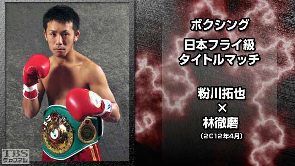 ボクシング 日本フライ級タイトルマッチ 粉川拓也×林徹磨(2012年4月)